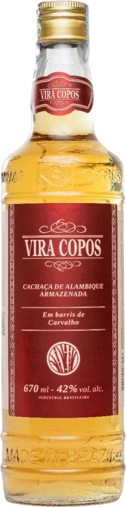 Cachaça Vira Copos Ouro Carvalho