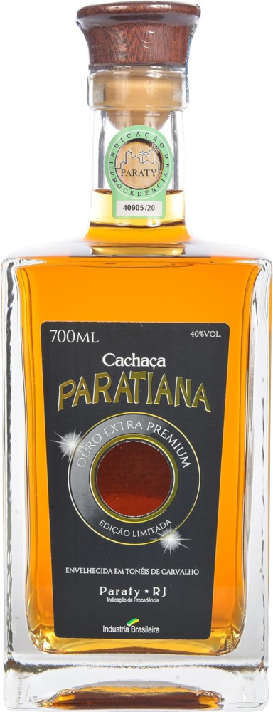 Cachaça Paratiana Ouro Extra Premium 5 Anos
