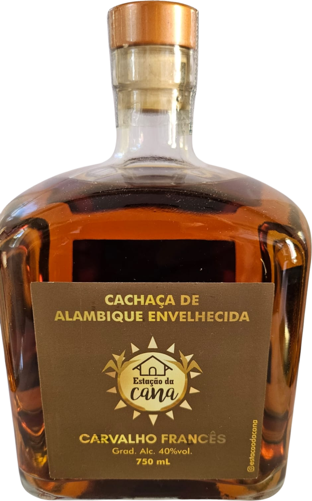 Cachaça Estação da Cana Carvlho Frances 2 Anos