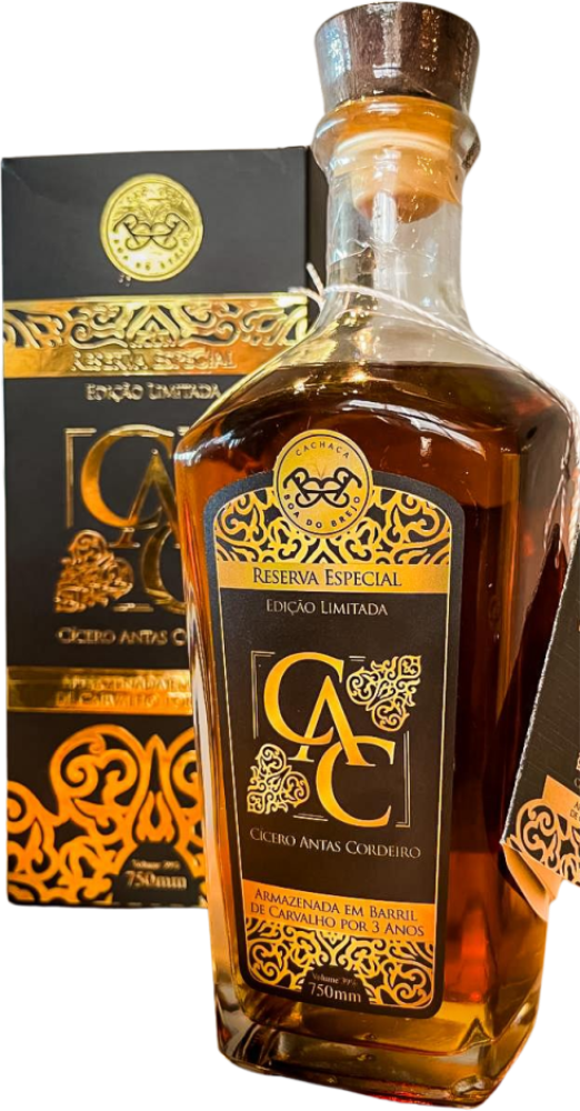 Cachaca Boa do Brejo Carvalho CAC 3 Anos