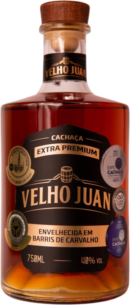 Cachaça Velho Juan Extra Premium Carvalho 6 Anos