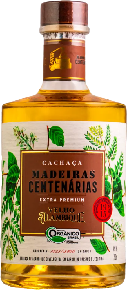 Velho Alambique - Cachaça Orgãnica Extra Premium Balsámo E Jequitibá 36 meses